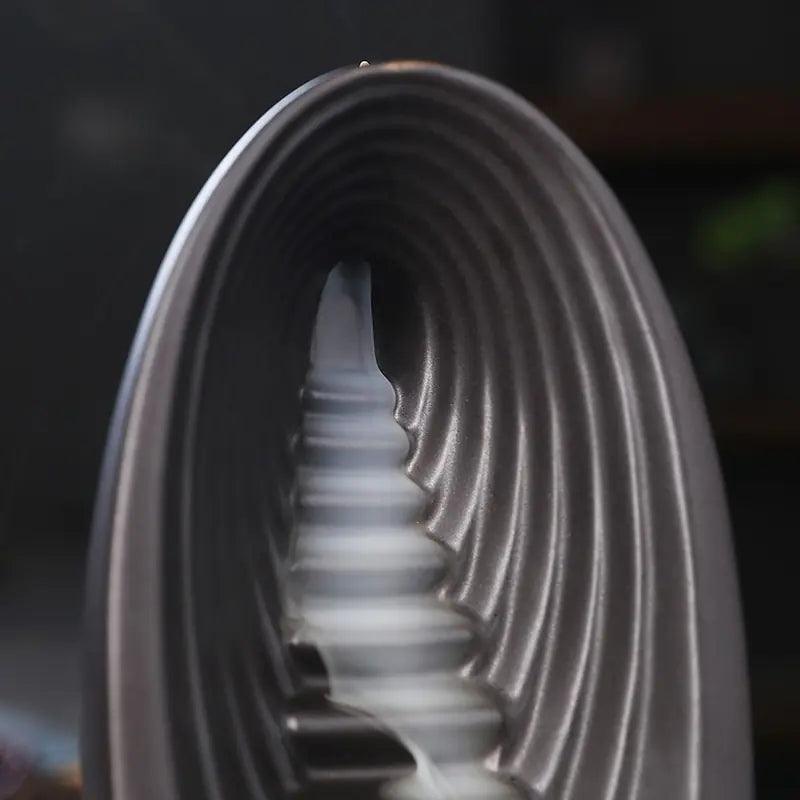 Clay Waterfall Aromatherapy Incense Burner - Nunis Essentials
