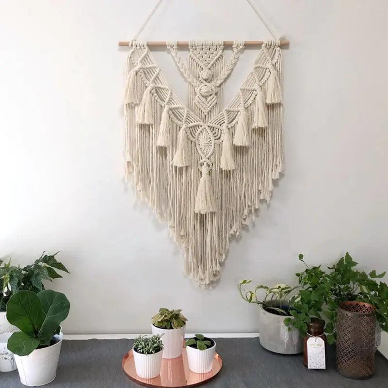 Wall Hanging Handwoven Boho Home Decor - Nunis Essentials