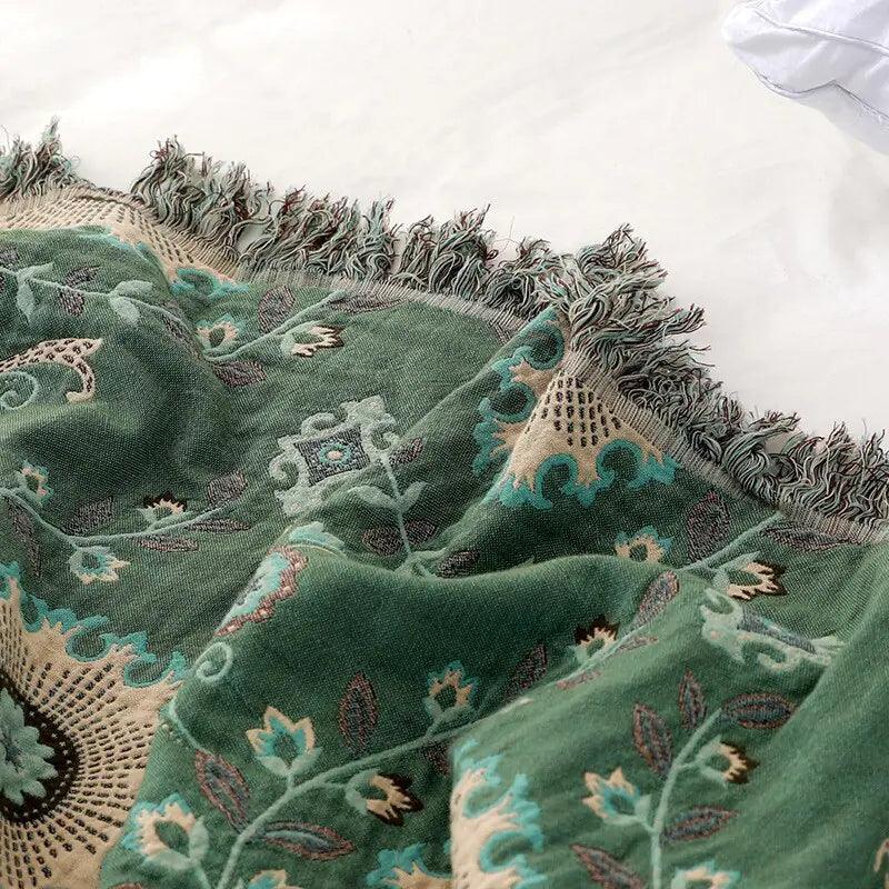 Cotton Sofa Throw Blanket - Nunis Essentials