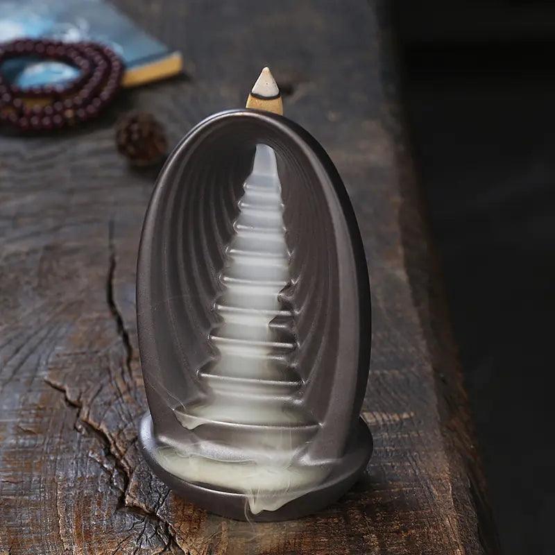 Clay Waterfall Aromatherapy Incense Burner - Nunis Essentials