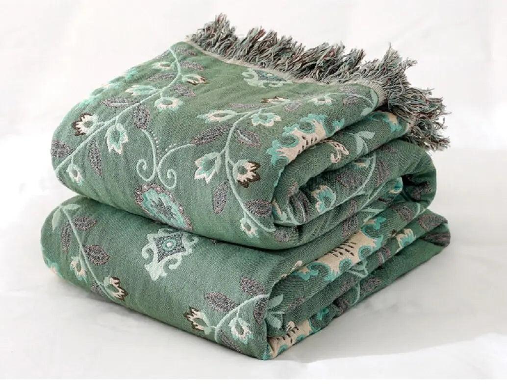 Cotton Sofa Throw Blanket - Nunis Essentials