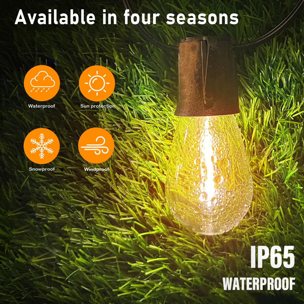 Solar String Waterproof Lights - Nunis Essentials