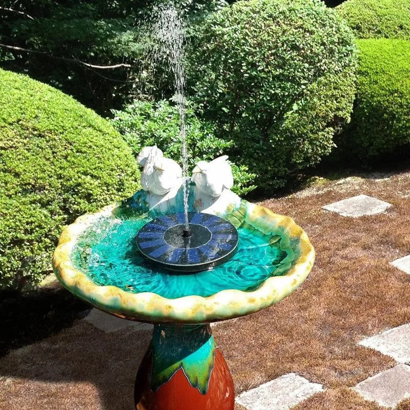 Solar Powered Fountain - Nunis Essentials