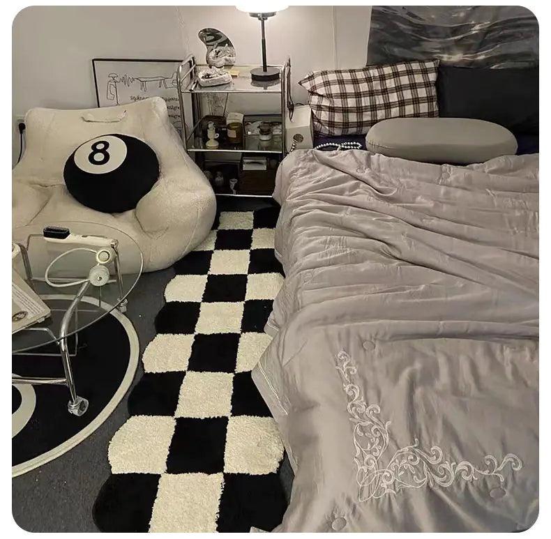 Black & White Runner Rugs - Nunis Essentials