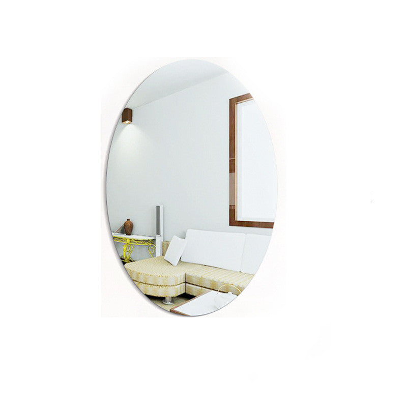 Acrylic rectangular mirror sticker