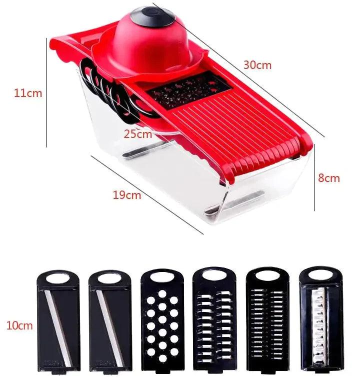 Multifunction Kitchen Slicer 6 Blades - Nunis Essentials