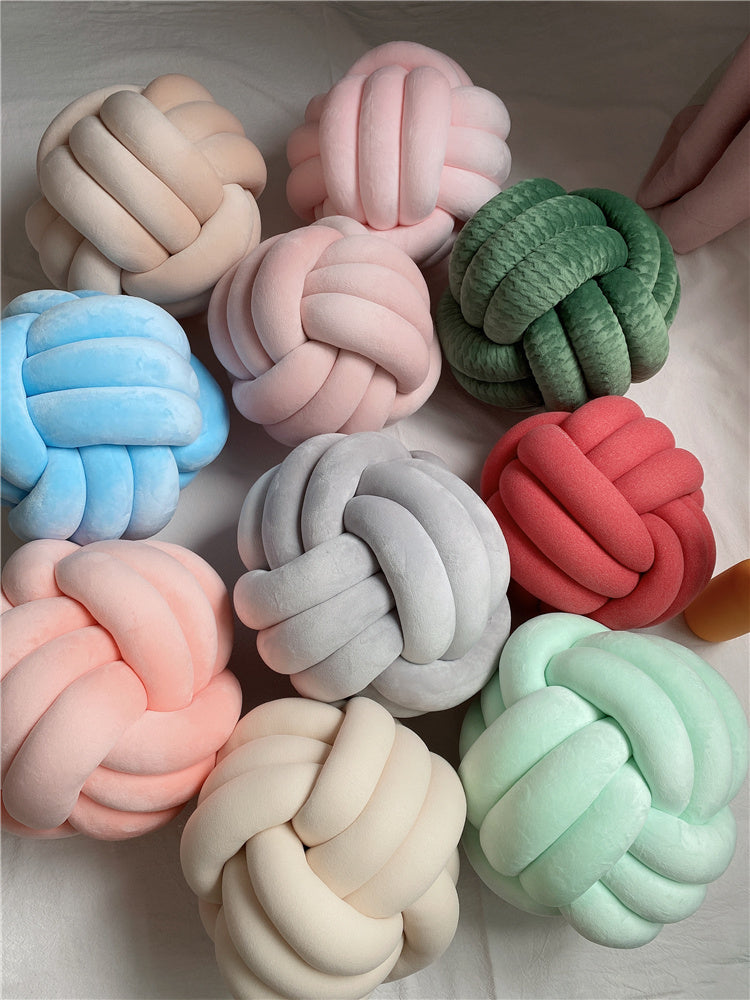 Creative Home Decoration Woven Knotted Pillow