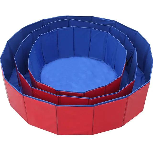 PVC Foldable Dog Pool Pet Bathtub Wash Pool Outdoor Indoor Swimming Tub Summer Cooling Bathing Pool Pet Dog Supplies - Nunis Essentials