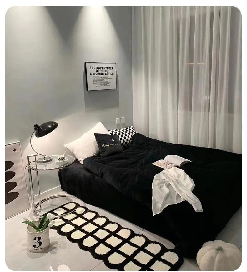 Black & White Runner Rugs - Nunis Essentials