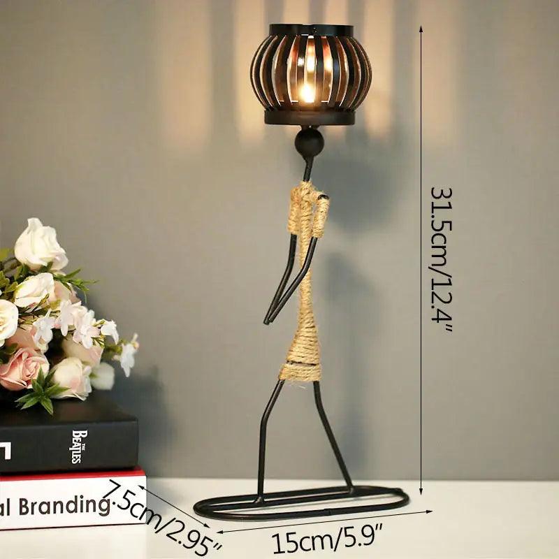 Nordic Metal Candlestick - Nunis Essentials