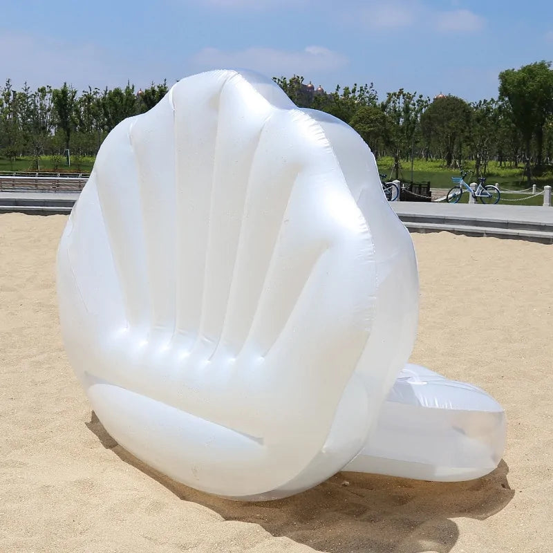 Giant Inflatable Shell Pool Float - Nunis Essentials