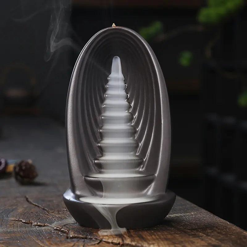 Clay Waterfall Aromatherapy Incense Burner - Nunis Essentials