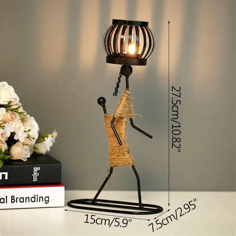Nordic Metal Candlestick - Nunis Essentials