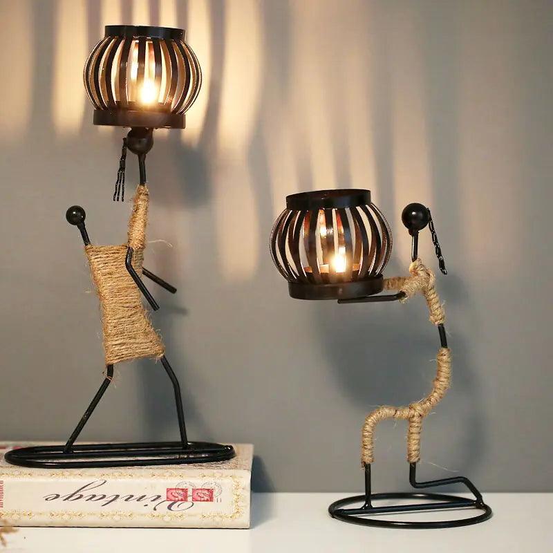 Nordic Metal Candlestick - Nunis Essentials