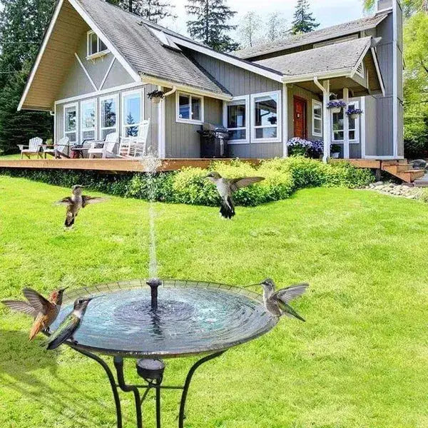 Solar Powered Fountain - Nunis Essentials