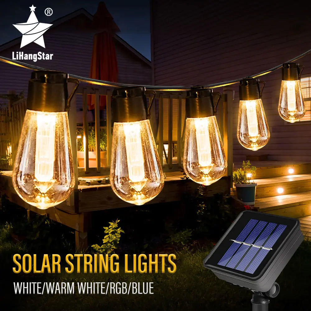 Solar String Waterproof Lights - Nunis Essentials