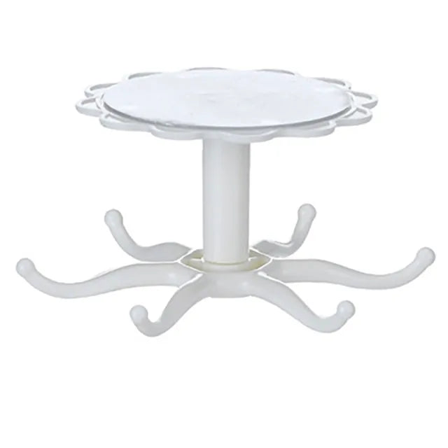 Kitchen Rotary Hook Wall Mounted Storage Rack