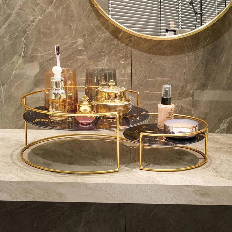 Bottom Marble Glass Plate Storage Rack - Nunis Essentials