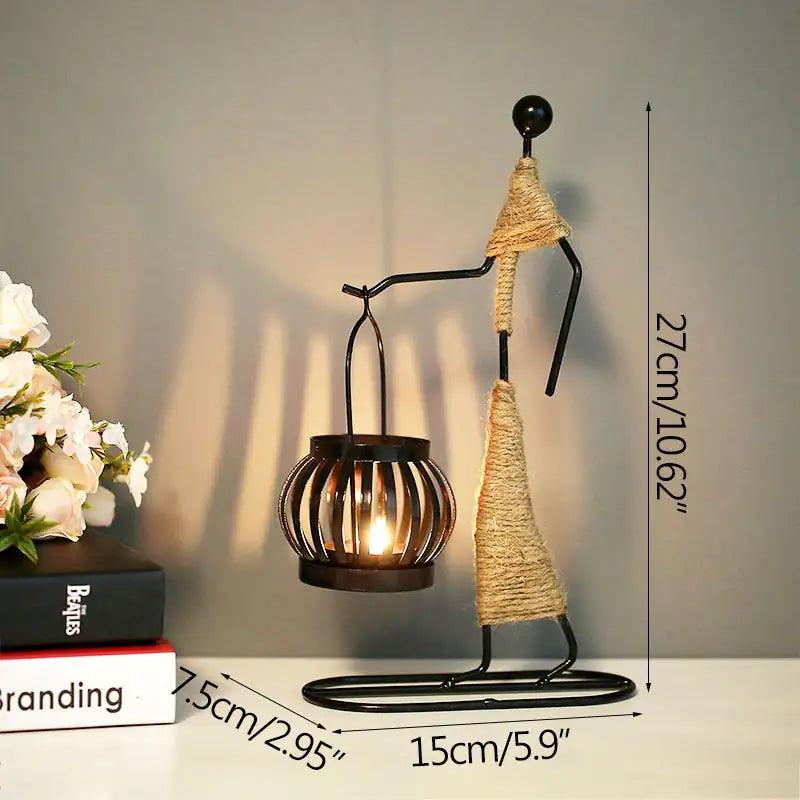 Nordic Metal Candlestick - Nunis Essentials