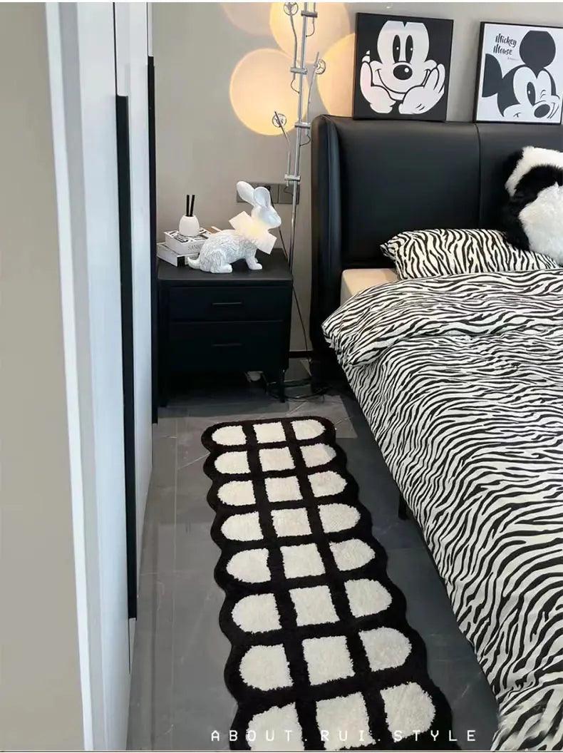 Black & White Runner Rugs - Nunis Essentials