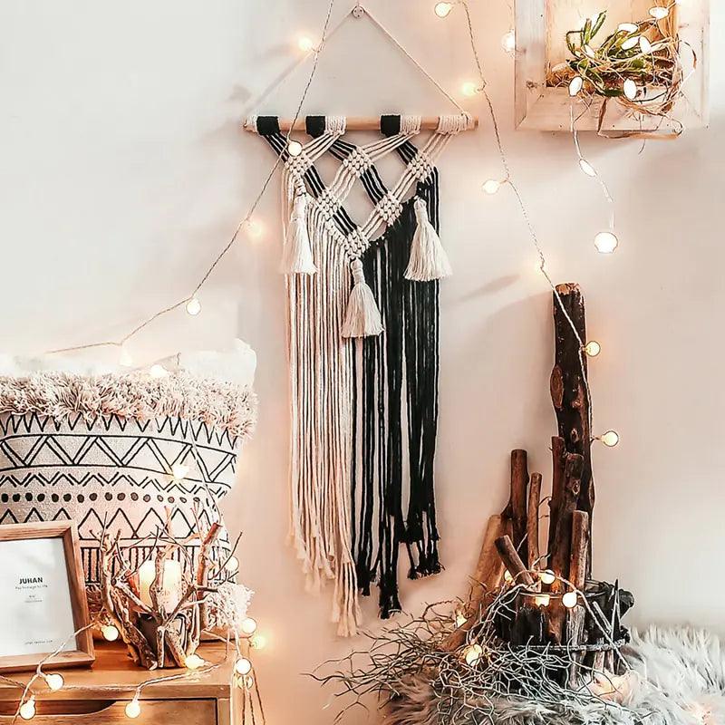 Wall Hanging Handwoven Boho Home Decor - Nunis Essentials