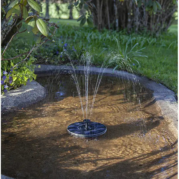 Solar Powered Fountain - Nunis Essentials