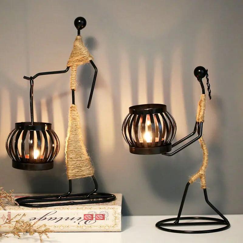 Nordic Metal Candlestick - Nunis Essentials