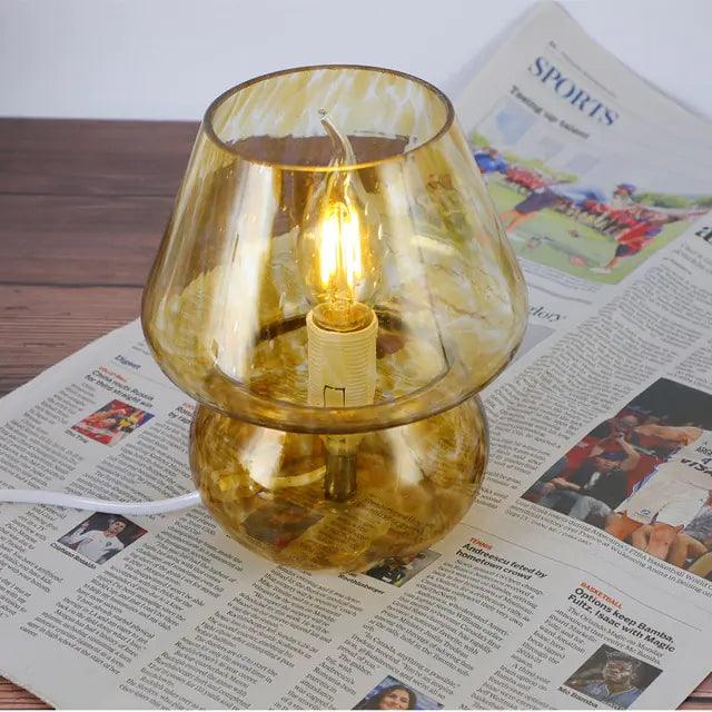 Glass Translucent Bedside Lamp - Nunis Essentials