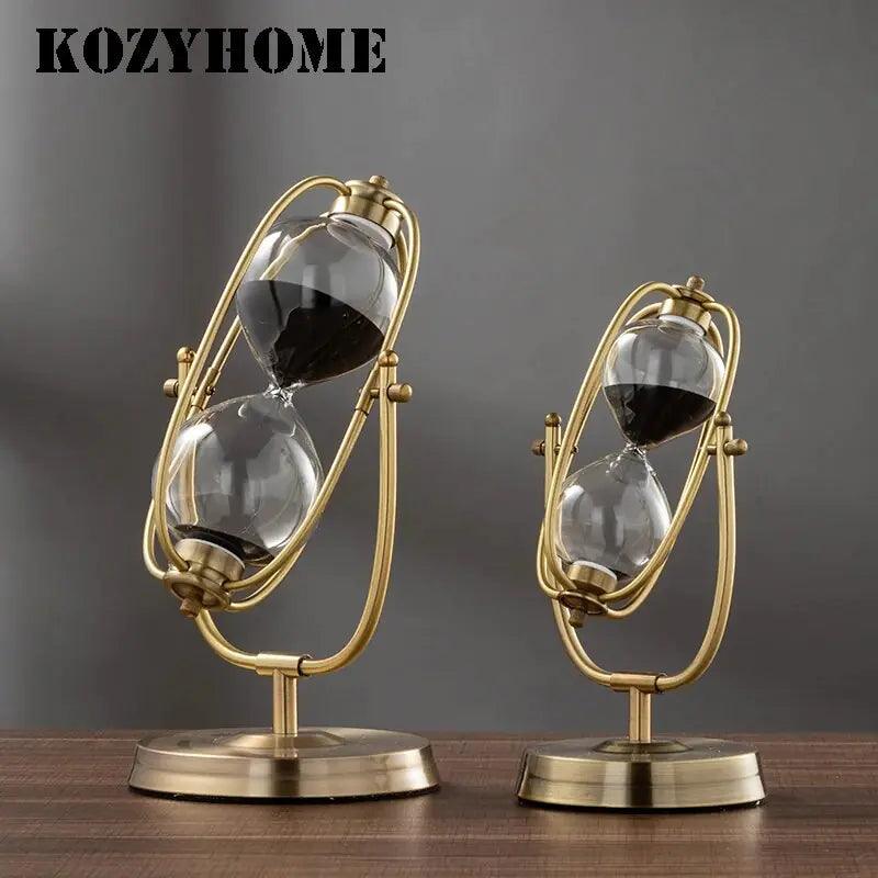 360° Rotating Metal Sand Hourglass - Nunis Essentials