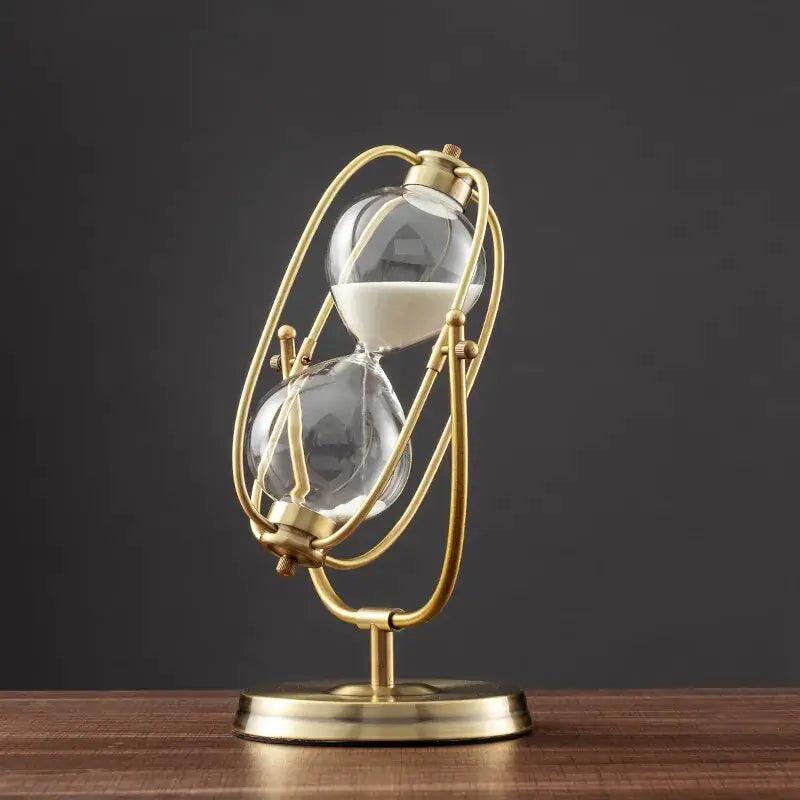 360° Rotating Metal Sand Hourglass - Nunis Essentials