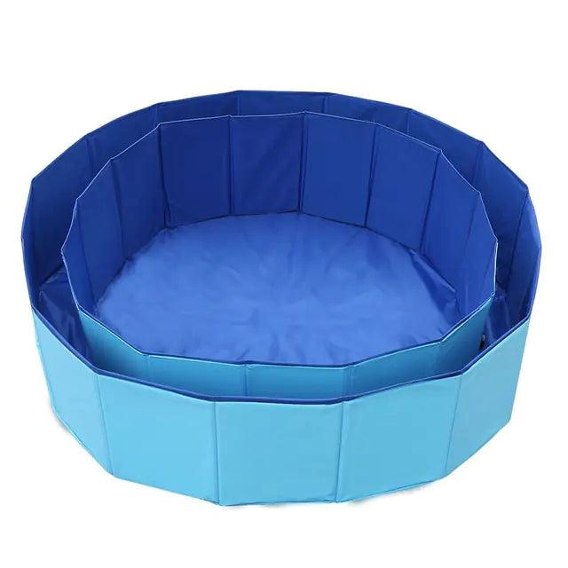 PVC Foldable Dog Pool Pet Bathtub Wash Pool Outdoor Indoor Swimming Tub Summer Cooling Bathing Pool Pet Dog Supplies - Nunis Essentials