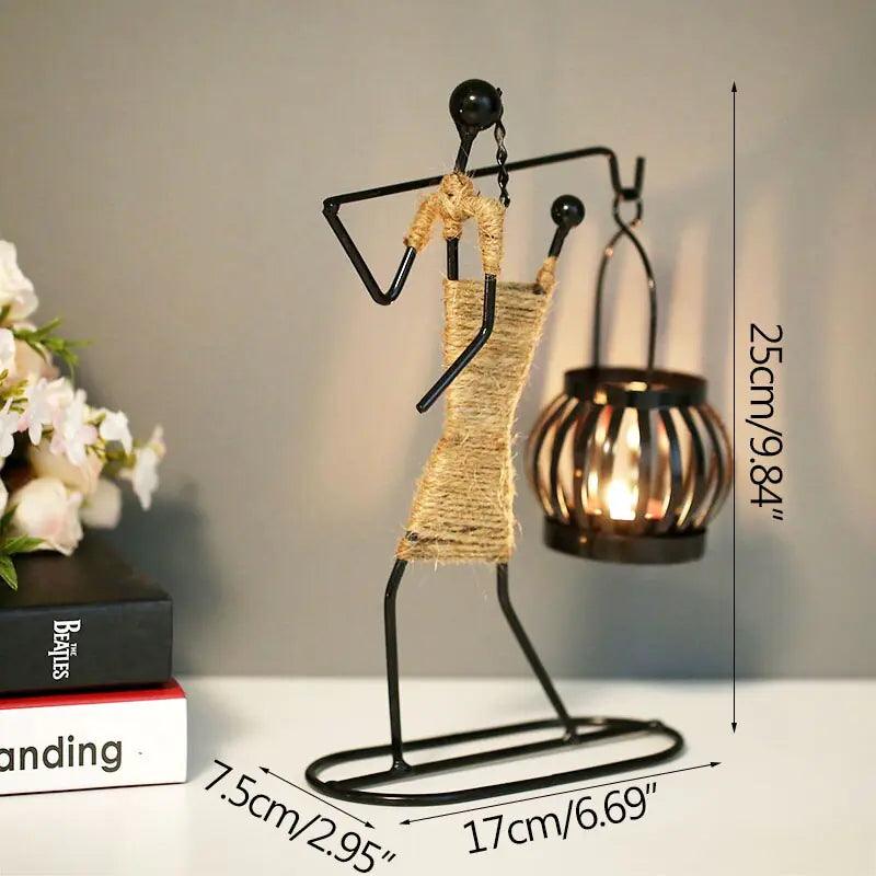 Nordic Metal Candlestick - Nunis Essentials