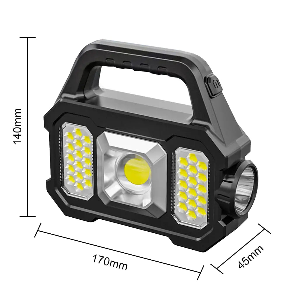 Solar Rechargeable Flashlight - Nunis Essentials