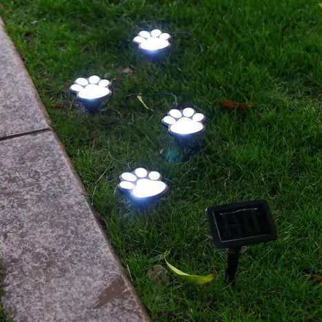 Paw Print Solar Lights - Nunis Essentials