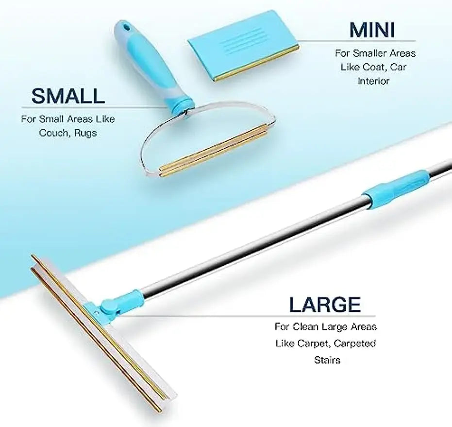 Carpet Rake Pet Hair Remover Set - Nunis Essentials