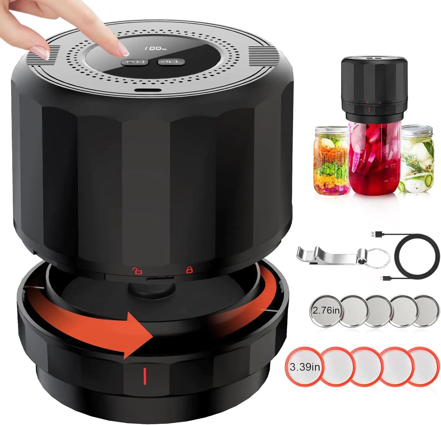 Mason Jar Vacuum Sealer - Nunis Essentials