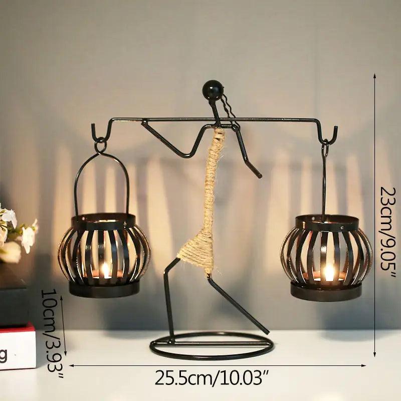Nordic Metal Candlestick - Nunis Essentials