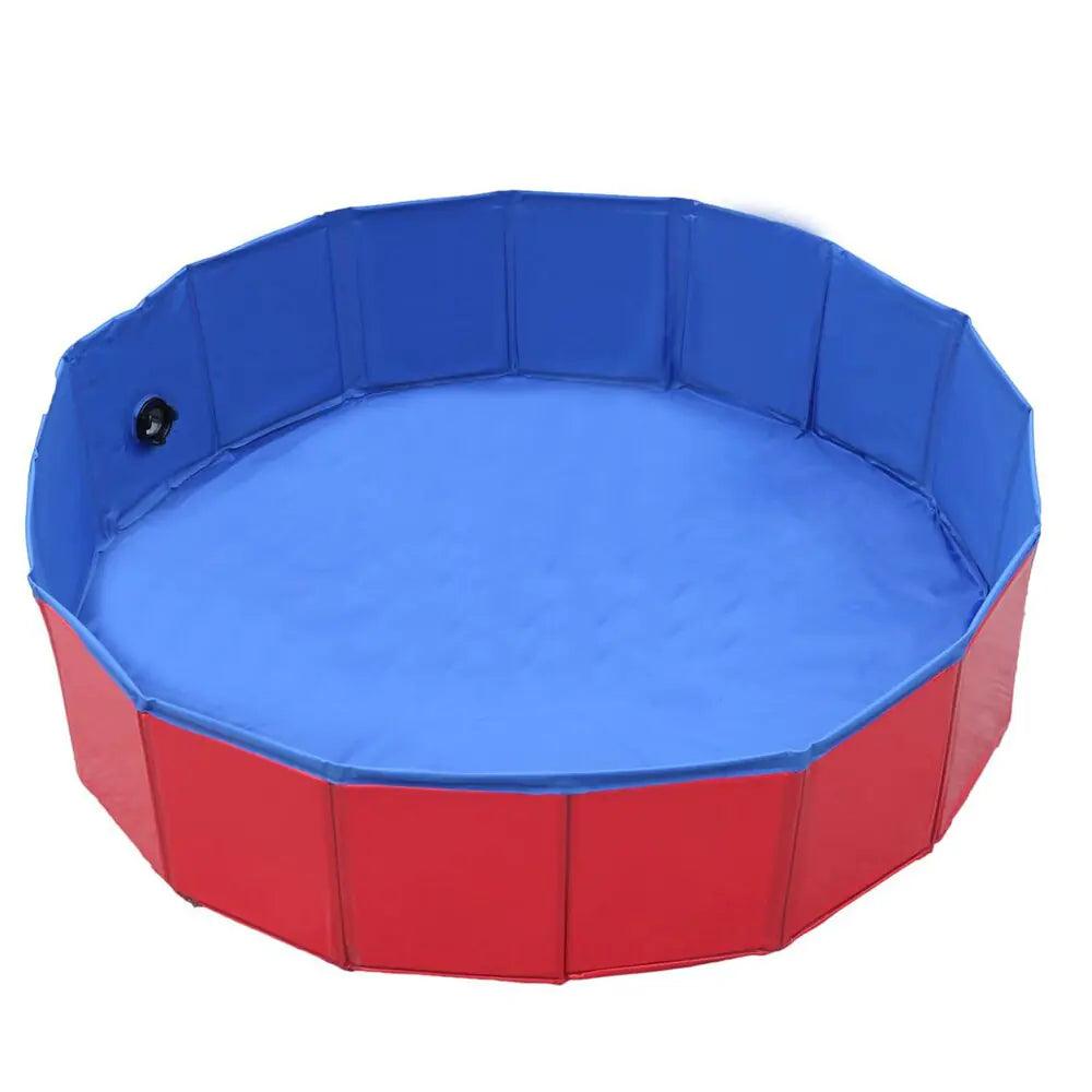 PVC Foldable Dog Pool Pet Bathtub Wash Pool Outdoor Indoor Swimming Tub Summer Cooling Bathing Pool Pet Dog Supplies - Nunis Essentials