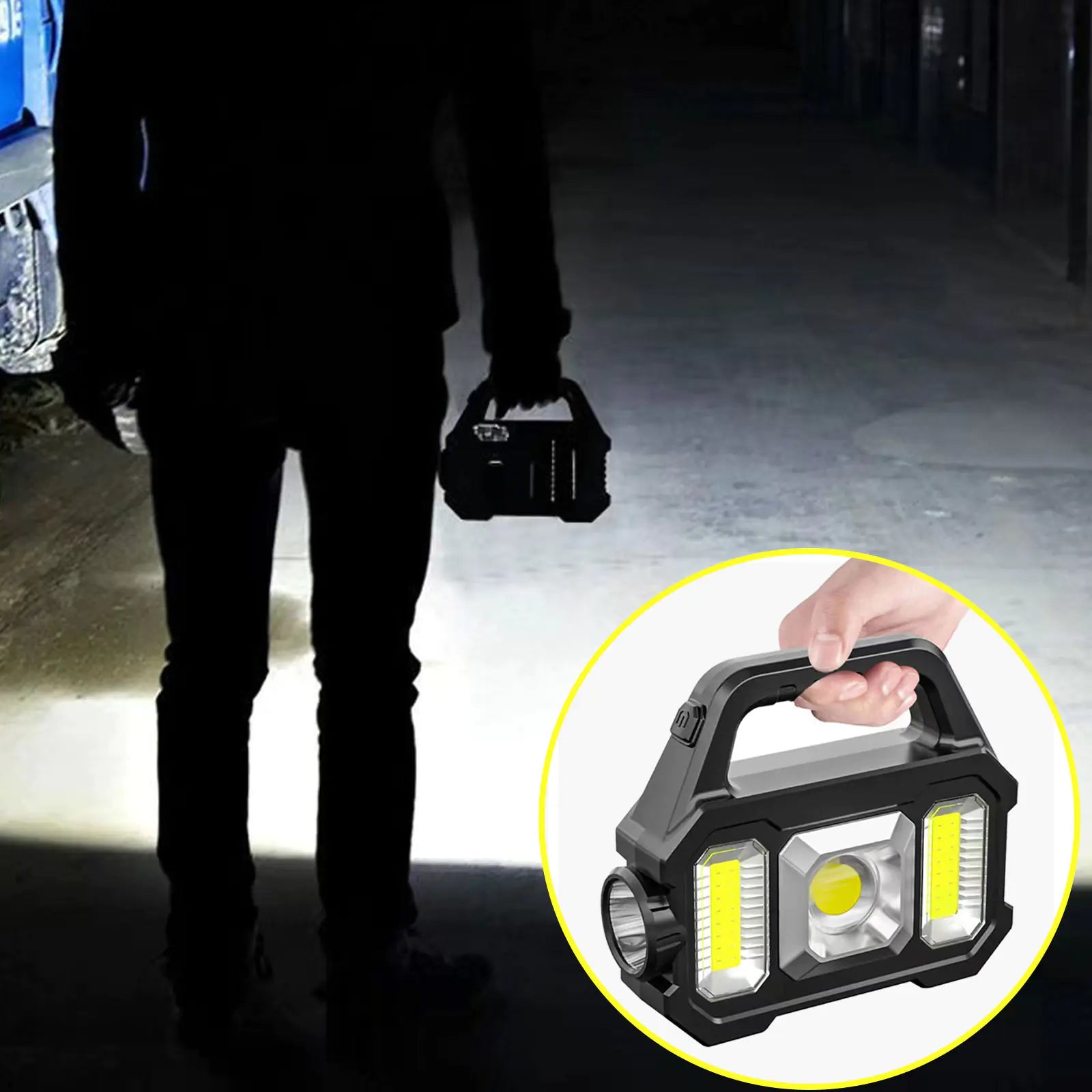 Solar Rechargeable Flashlight - Nunis Essentials