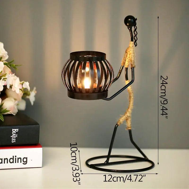 Nordic Metal Candlestick - Nunis Essentials