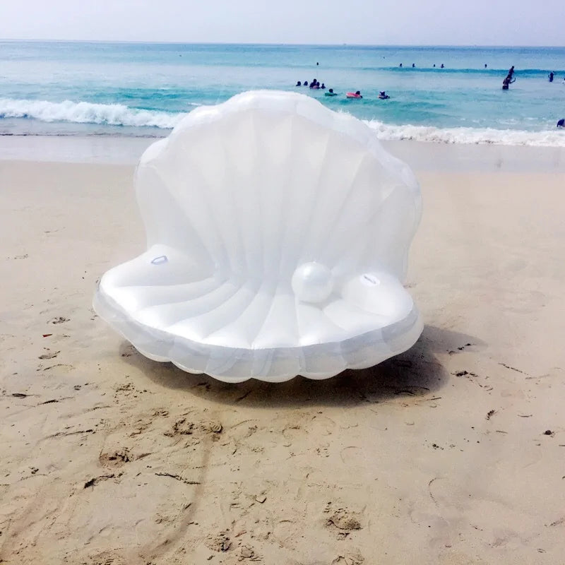 Giant Inflatable Shell Pool Float - Nunis Essentials